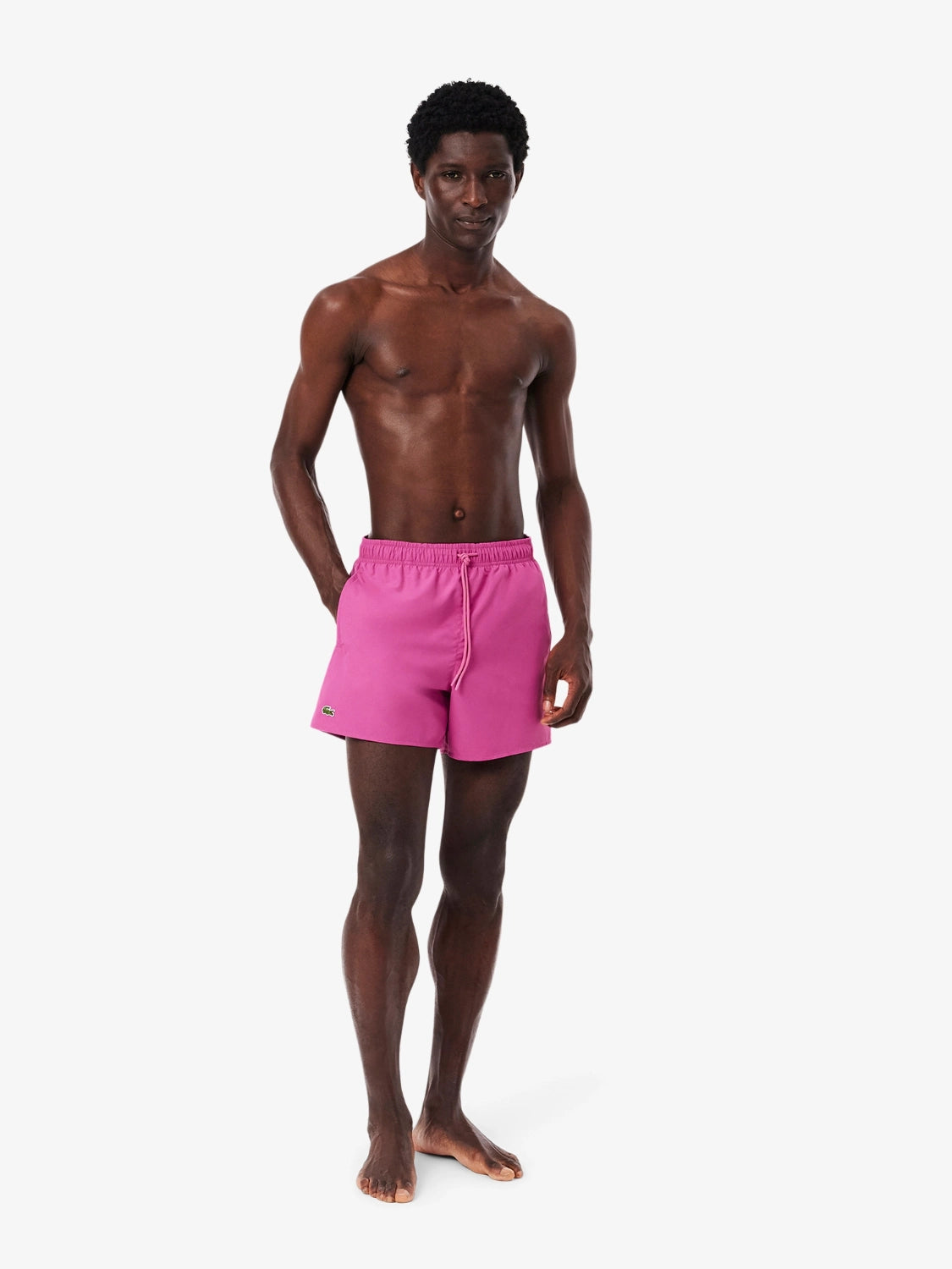 maillot-bain-lacoste-rose-mh6270-porte