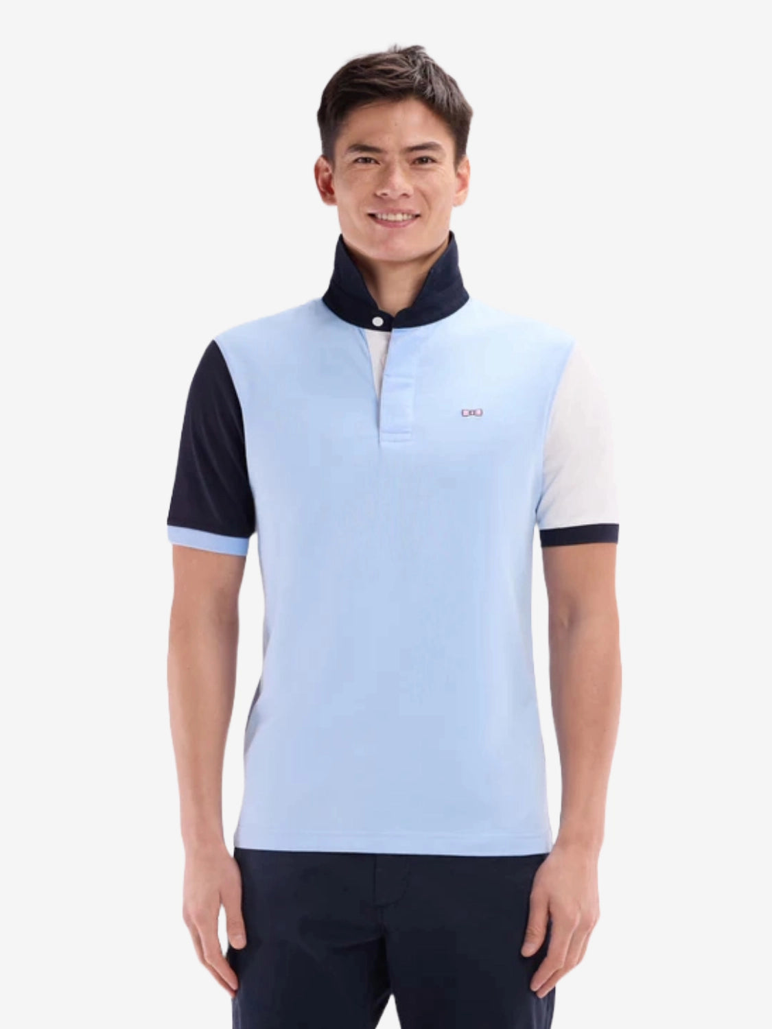 polo-den-park-homme-bleu-face