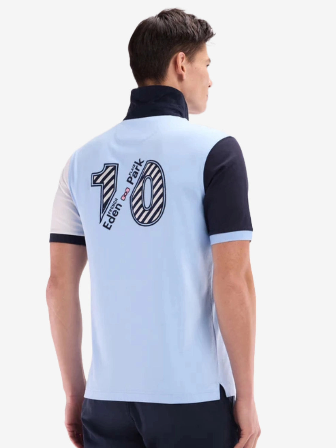 polo-eden-park-homme-bleu-clair-dos