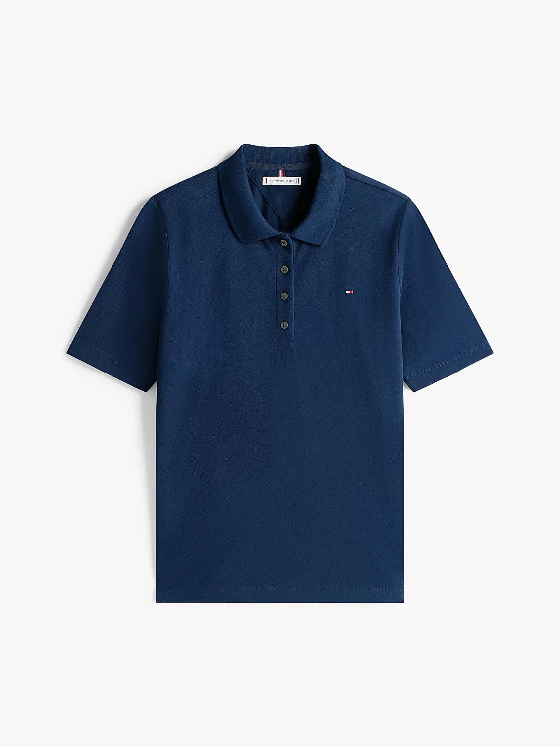 polo-femme-tommy-hilfiger-ww0ww43224c1g-plat