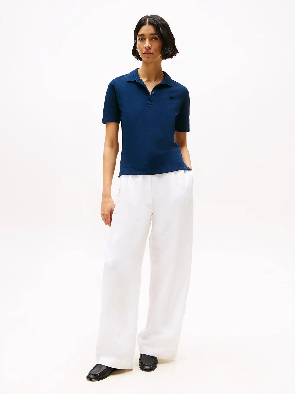 polo-femme-tommy-hilfiger-ww0ww43224c1g-porte