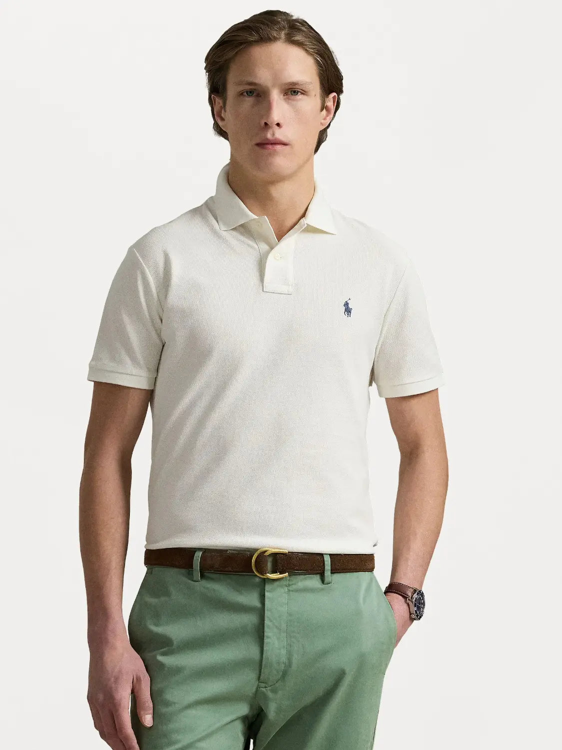 polo-homme-ralph-lauren-beige-face