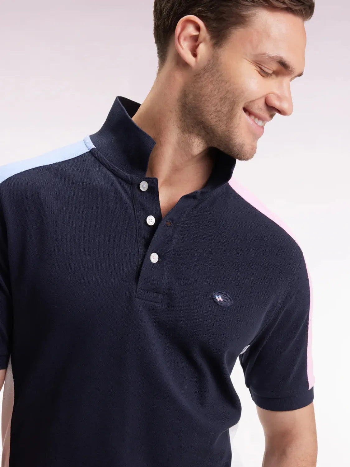 polo-manches-courtes-eden-park-marine-homme-face-zoom