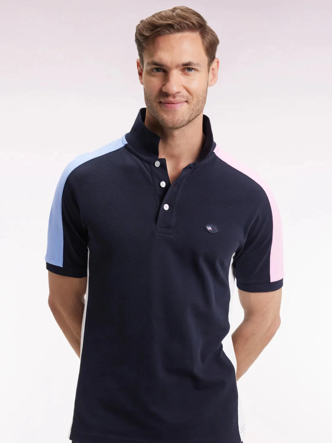 polo-manches-courtes-eden-park-marine-homme-face