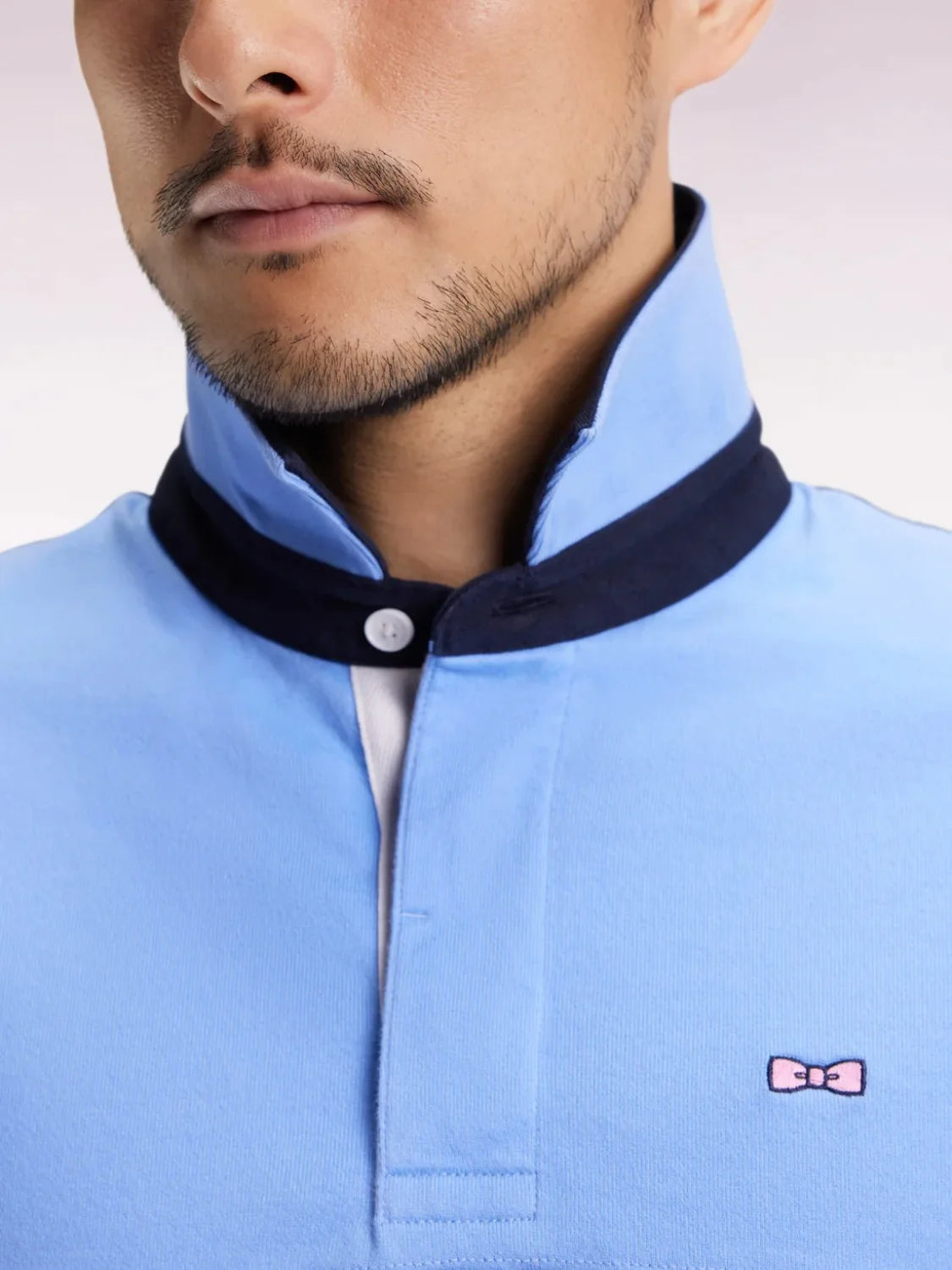 polo-manches-longues-eden-park-bleu-homme-zoom