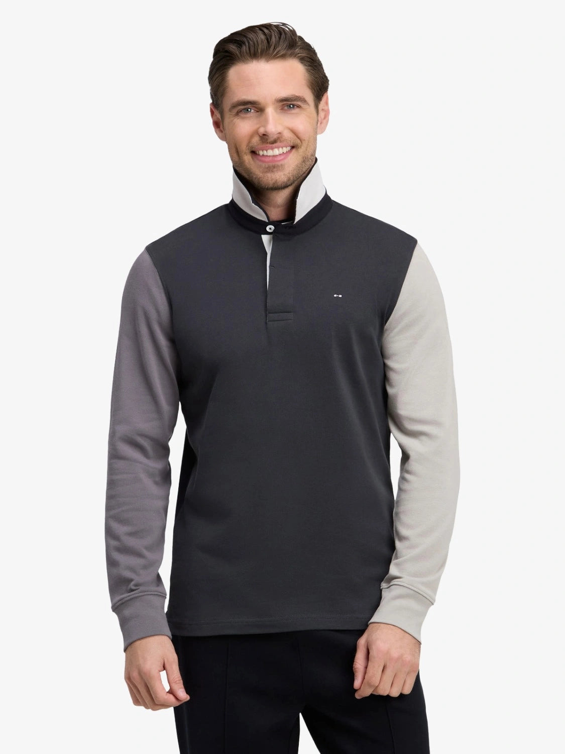 polo-manches-longues-eden-park-gris-H26MAIML0013GRF1-face-zoom