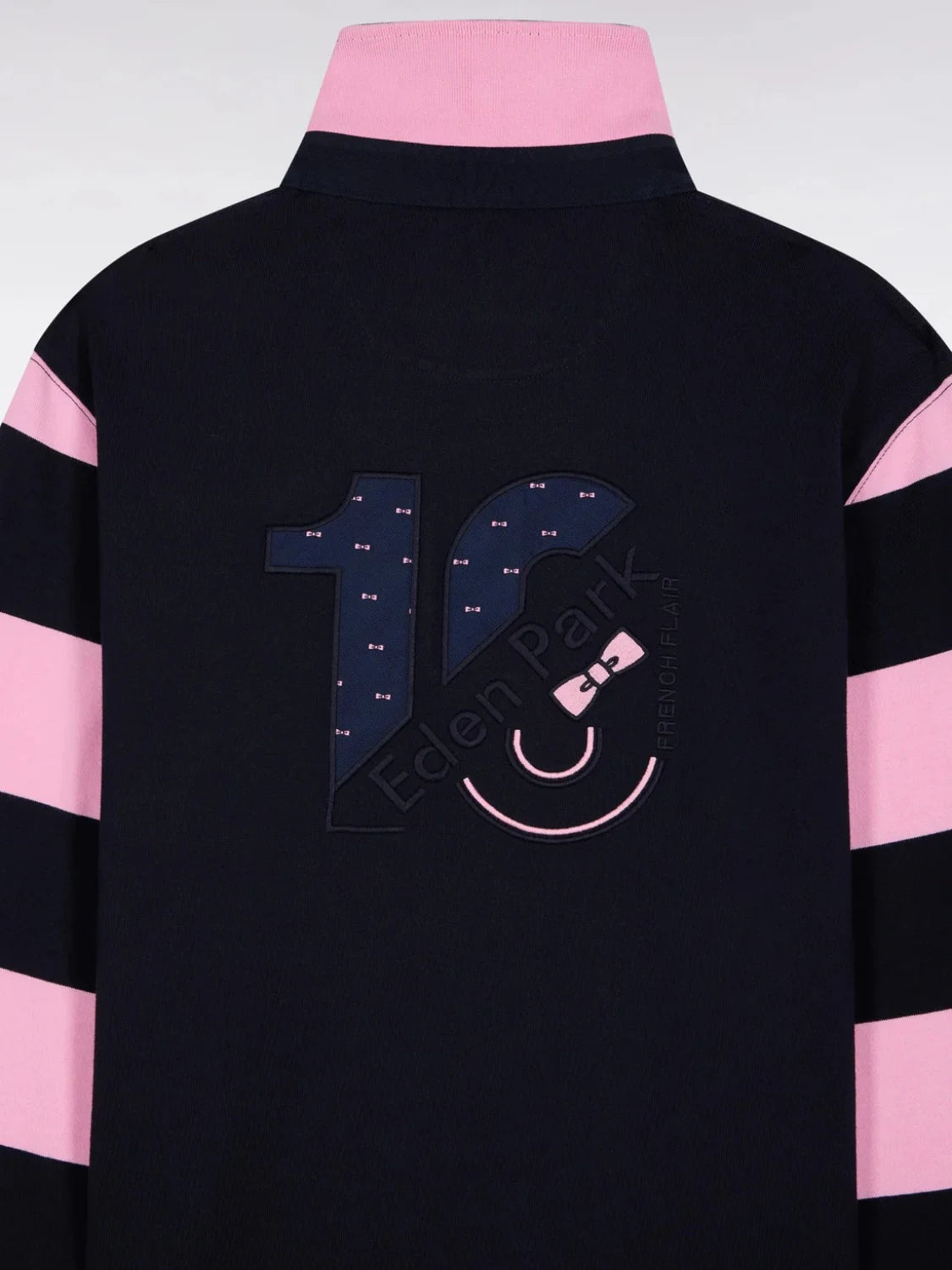 polo-manches-longues-eden-park-marine-rose-homme-porte-dos-a-plat