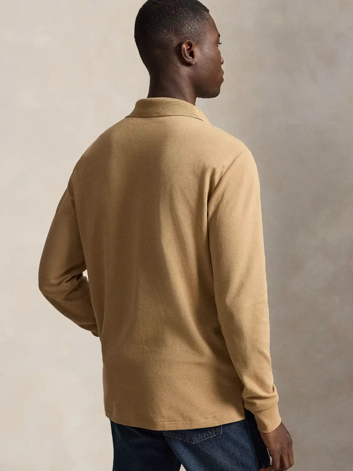 polo-manches-longues-ralph-lauren-marron-dos-710955081500