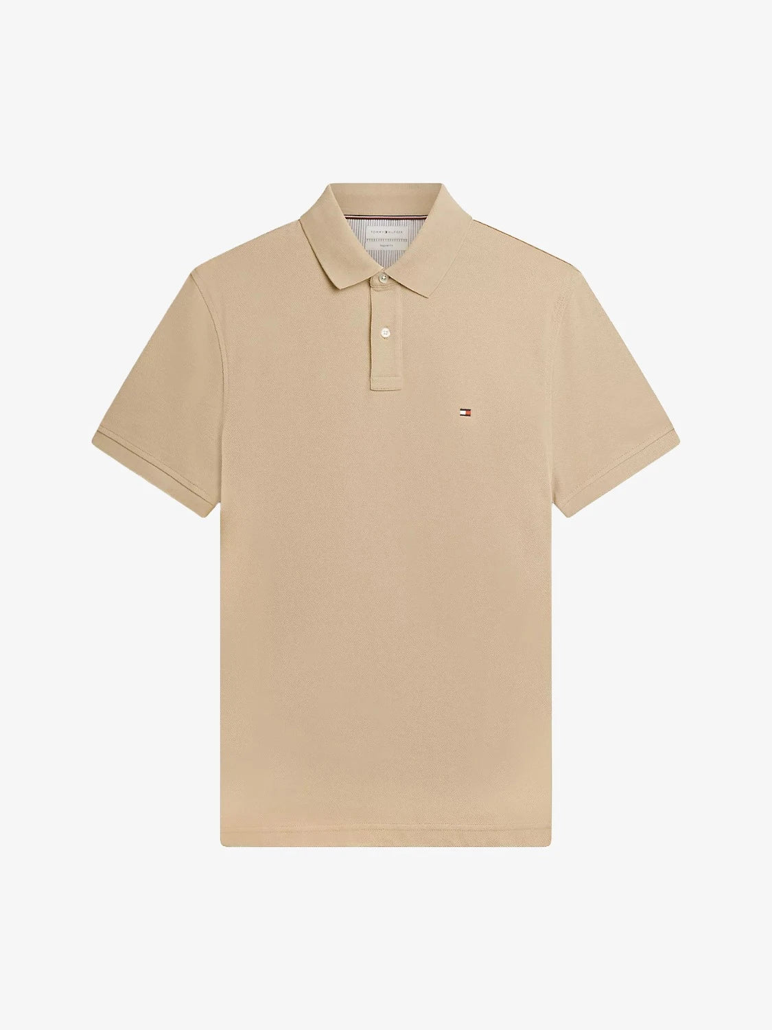 polo-tommy-hilfiger-beige-homme-MW0MW17770AEG-a-plat