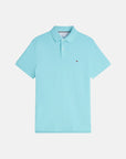polo-tommy-hilfiger-bleu-en-coton-a-plat