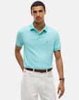 polo-tommy-hilfiger-bleu-en-coton-face-MW0MW17770CSR