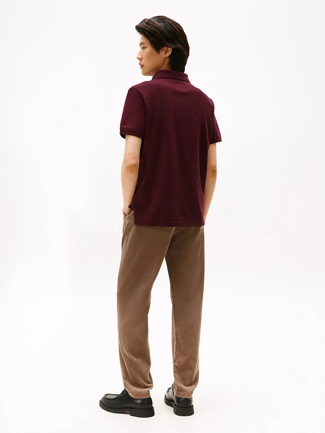 polo-tommy-hilfiger-homme-bordeaux-dos