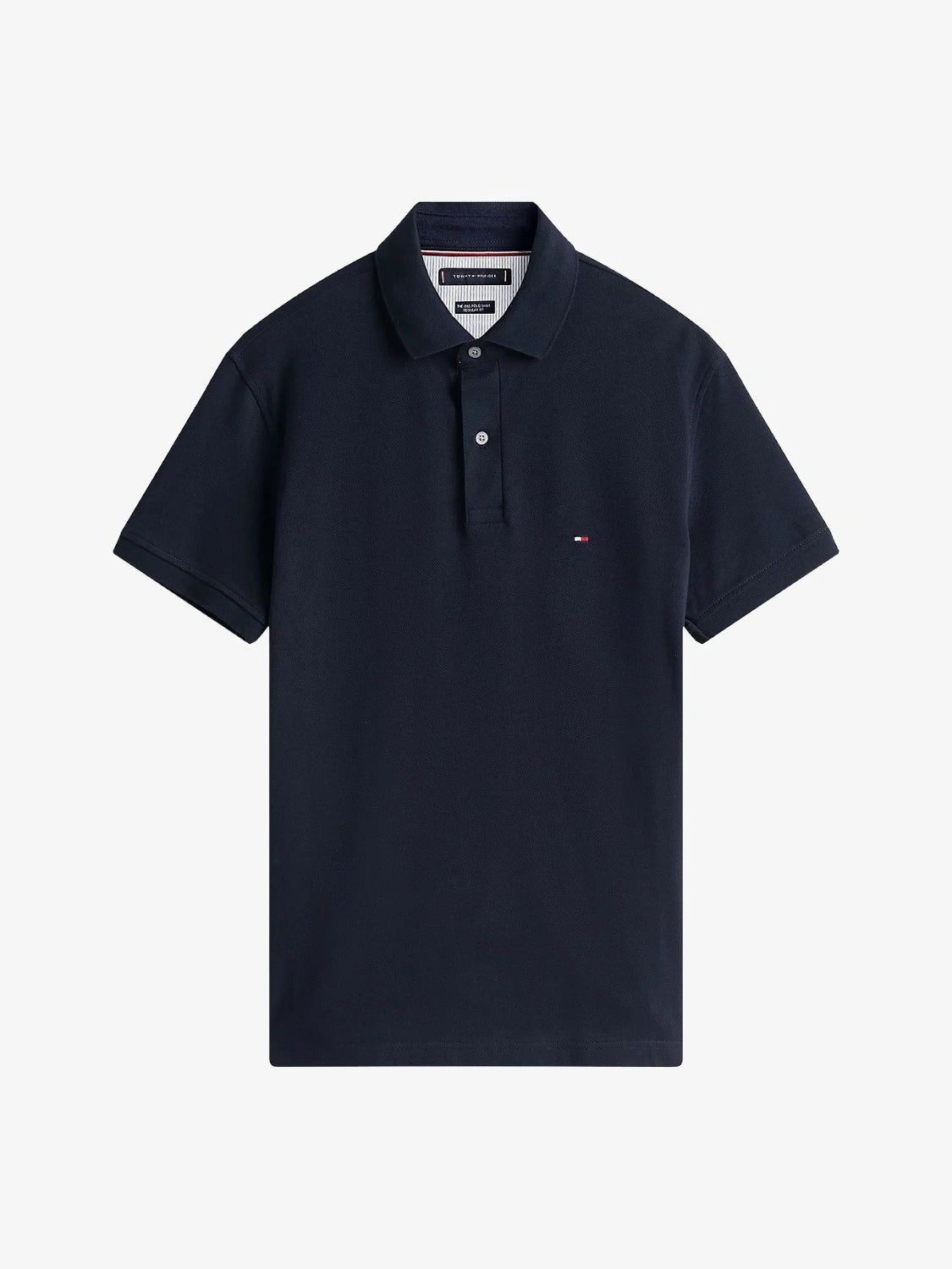 polo-tommy-hilfiger-marine-homme-MW0MW17770DW5-a-plat