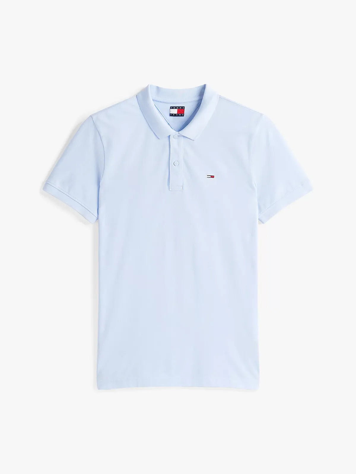 polo-tommyjeans-homme-bleu-a-plat