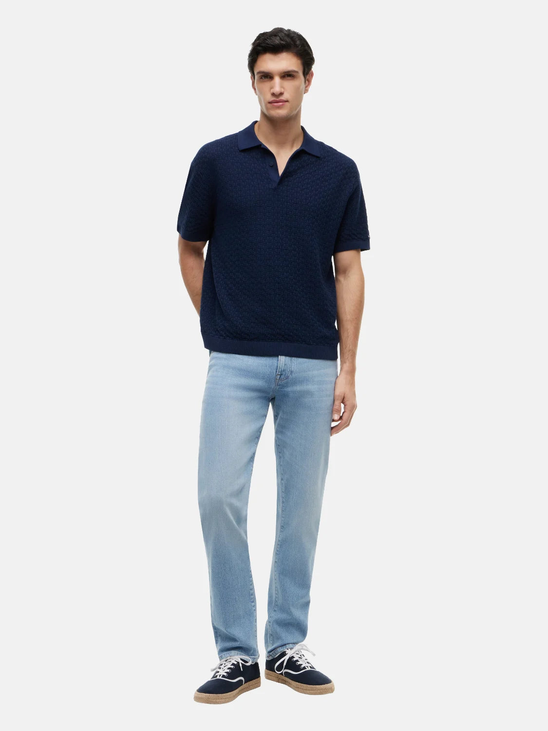 polo-torsade-tommy-hilfiger-marine-porte