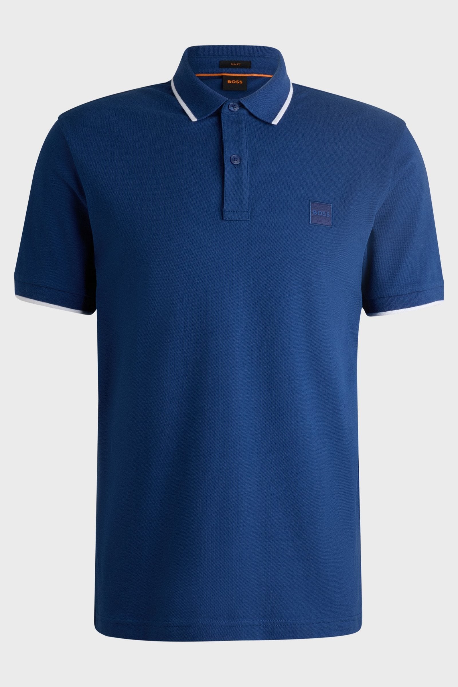 Polo BOSS bleu homme | Georgespaul                 