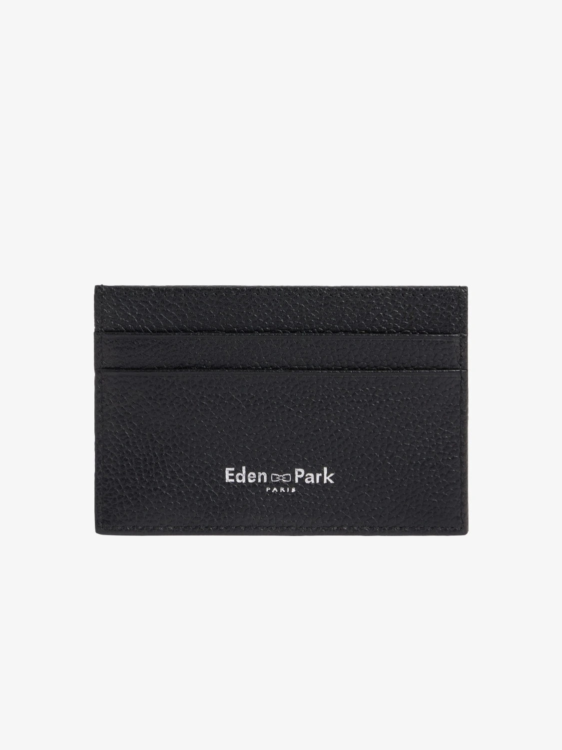 porte-cartes-eden-park-noir-cuir-E26BAGPV0004NO-face