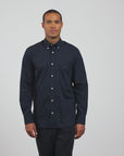 Chemise à coudières fleuries homme Eden Park marine | Georgespaul