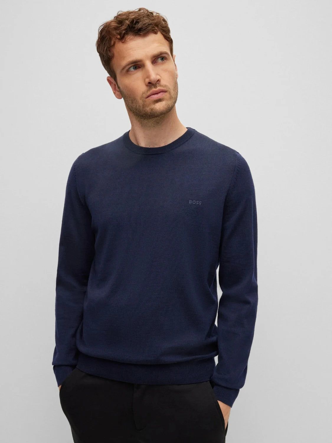 pull-boss-homme-marine-laine-face