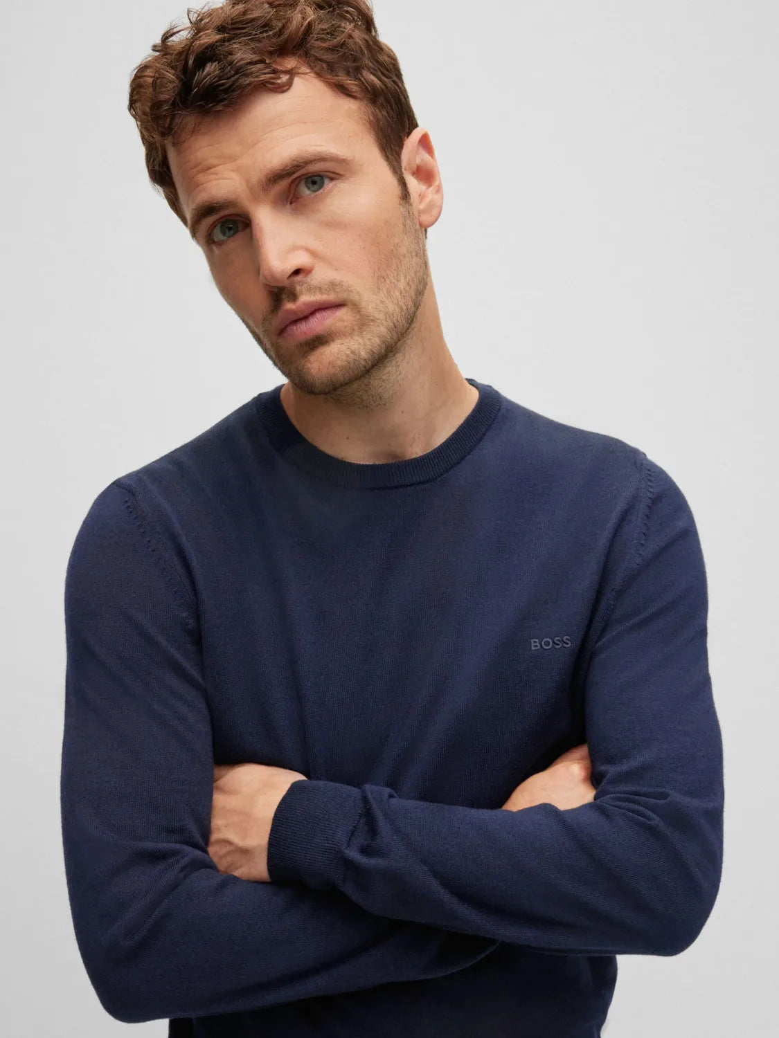pull-boss-homme-marine-laine-zoom