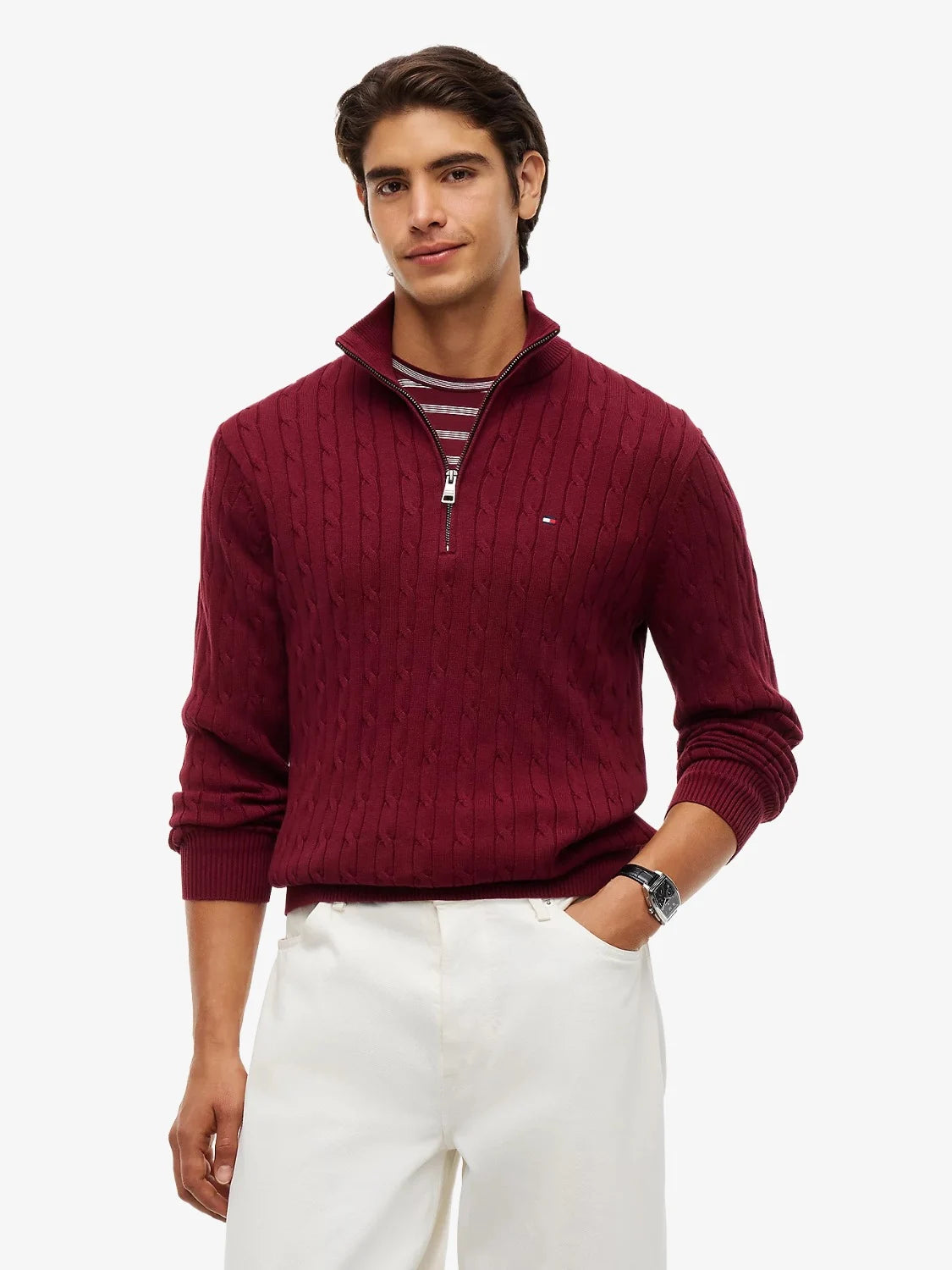 pull-camionneur-bordeaux-homme-MW0MW36532VLP-face