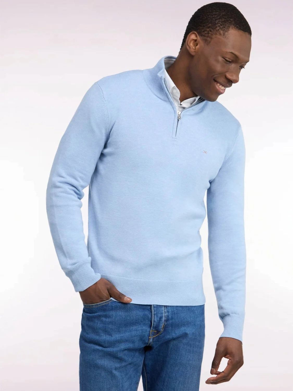 pull-camionneur-eden-park-bleu-homme-H26MAIPU0002BLC12-face