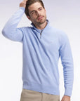 pull-camionneur-eden-park-bleu-homme-face