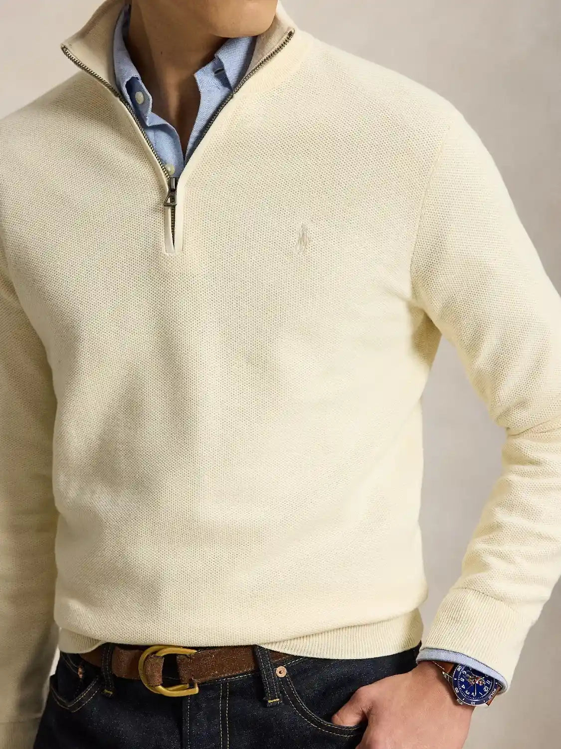 pull-camionneur-ralph-lauren-beige-homme-710B18060011-zoom