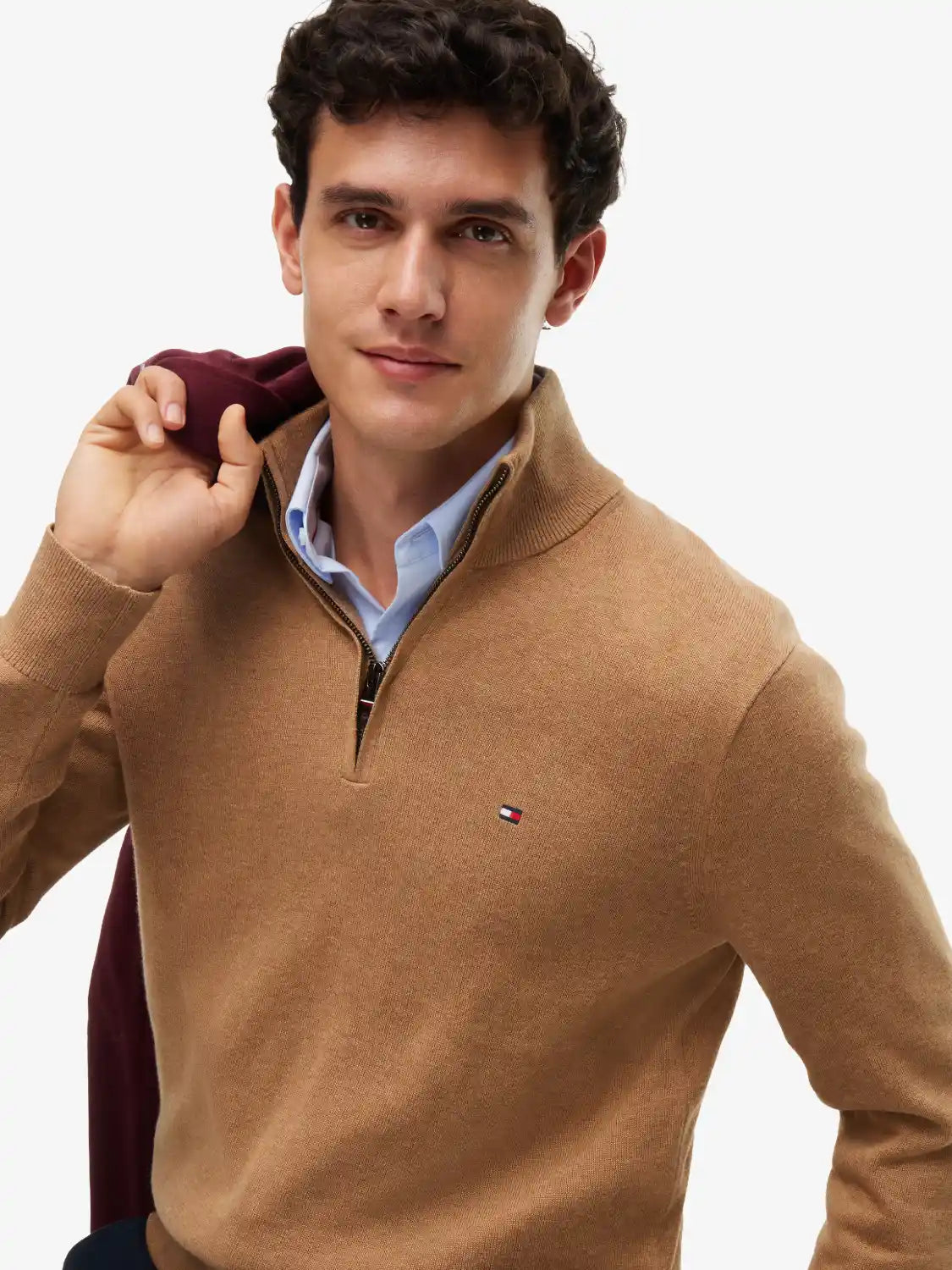 pull-camionneur-tommy-hilfiger-beige-zoom-MW0MW28049A1L