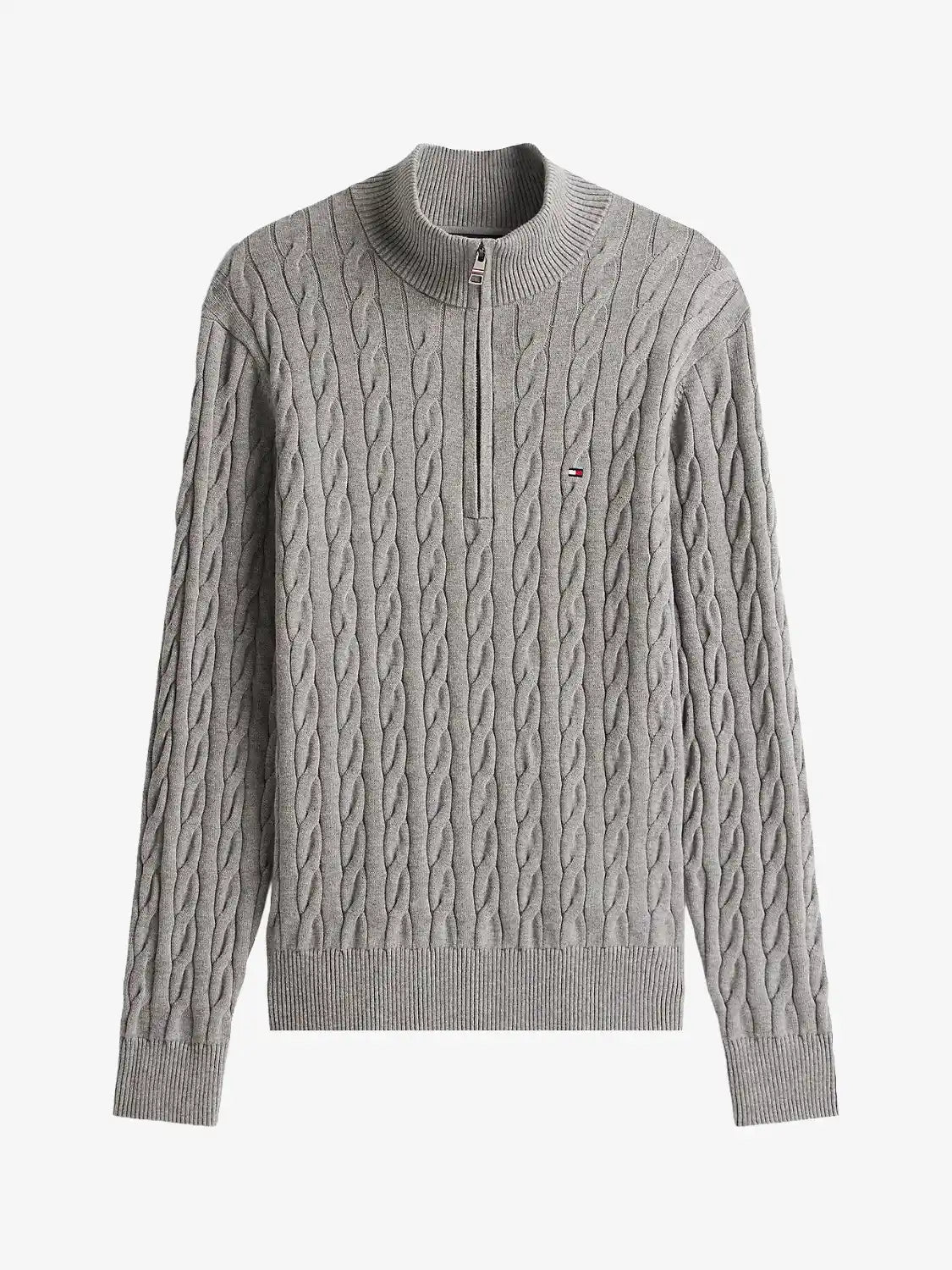 pull-camionneur-tommy-hilfiger-gris-MW0MW36532P91-a-plat