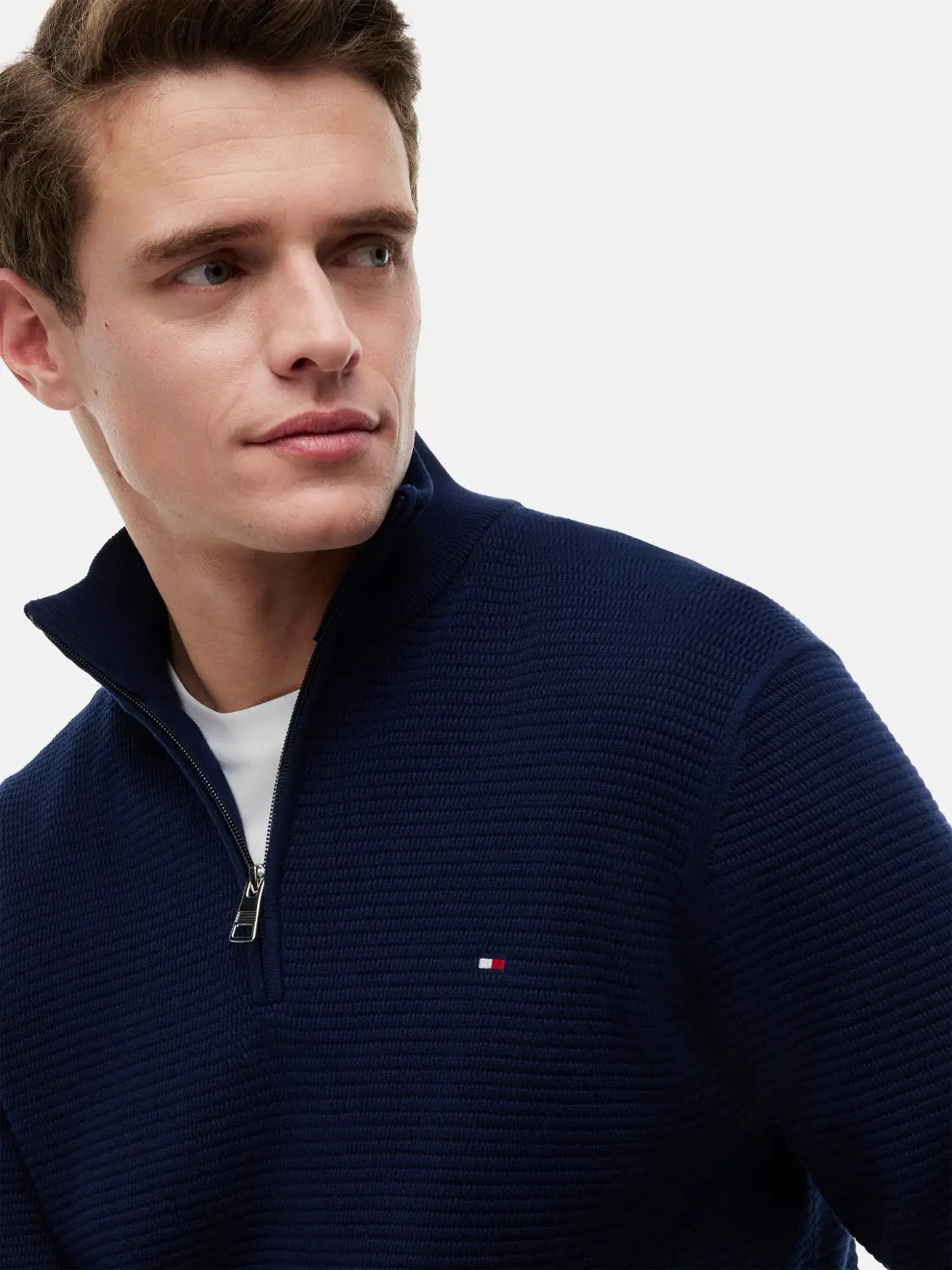 pull-camionneur-tommy-hilfiger-marine-coton-zoom