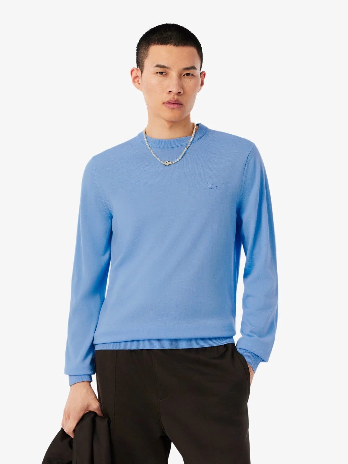 pull-lacoste-bleu-laine-homme-face