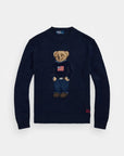 pull-ralph-lauren-polo-bear-marine-unisexe-a-plat
