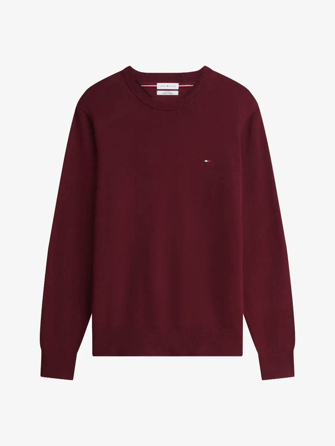 pull-tommy-hilfiger-bordeaux-a-plat-mw0mw28046vlp