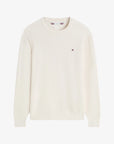 pull-tommy-hilfiger-homme-ecru-MW0MW42799Z00-a-plat