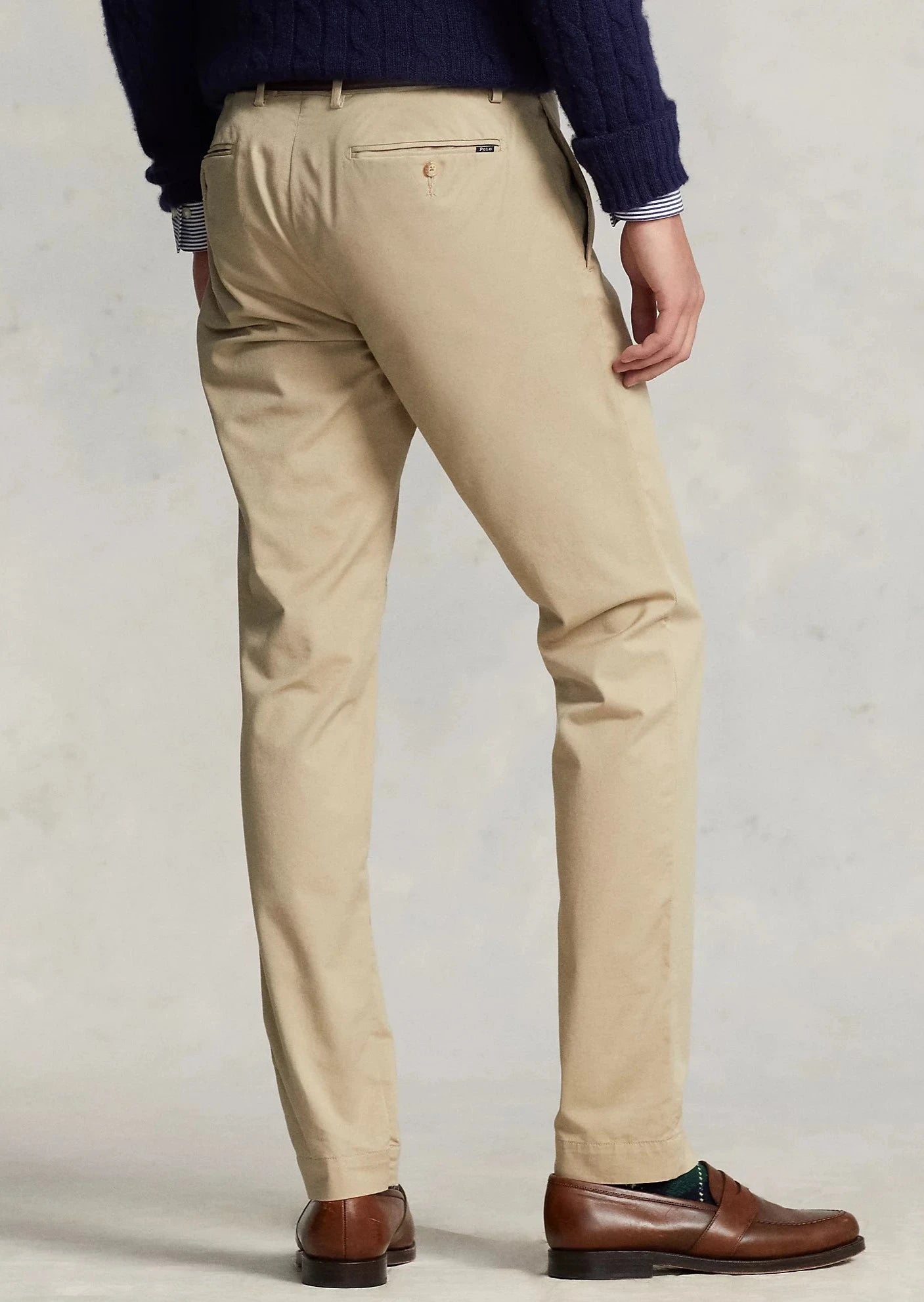Pantalon chino homme Ralph Lauren beige | Georgespaul