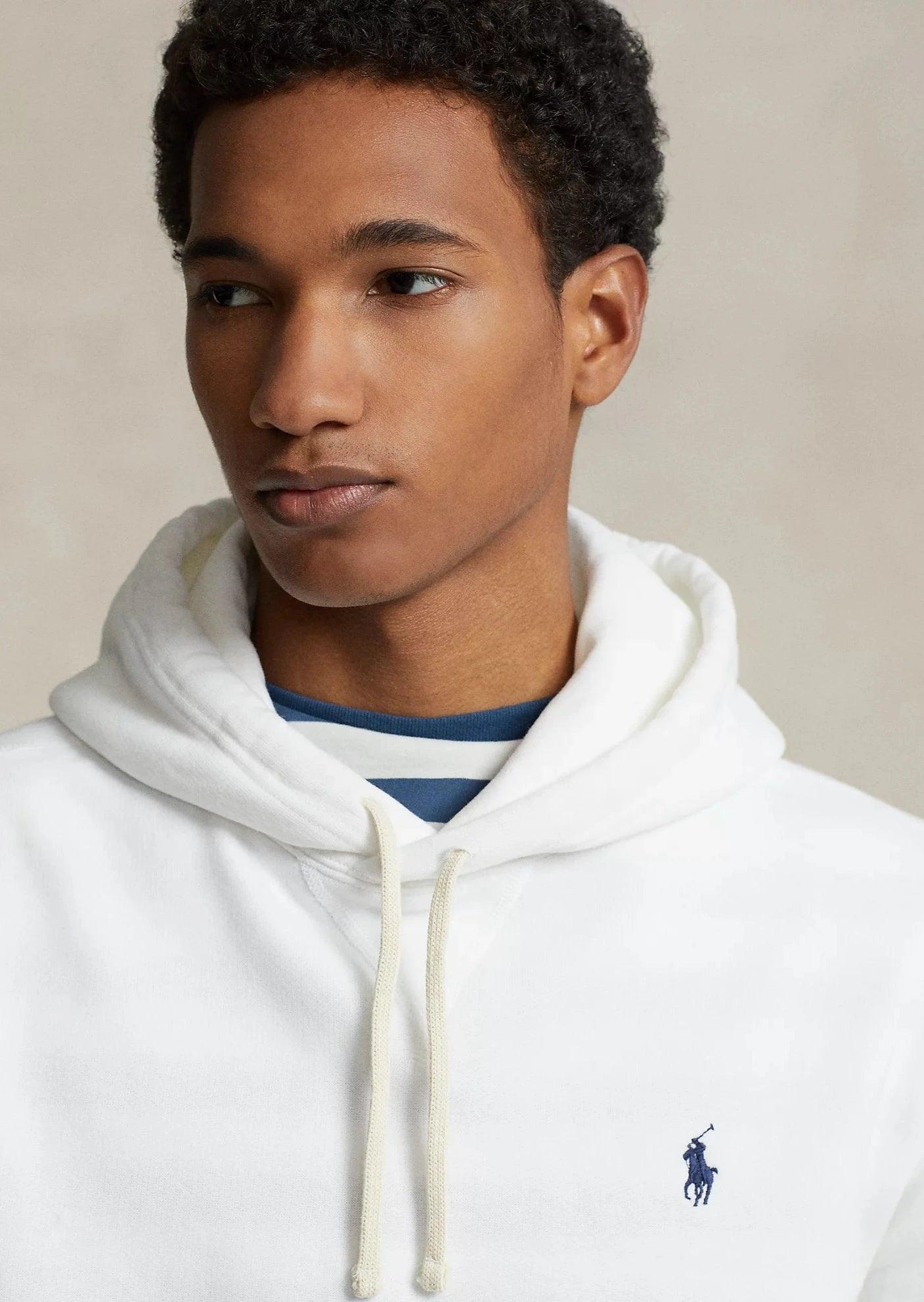 Sweat à capuche Ralph Lauren blanc - Georgespaul