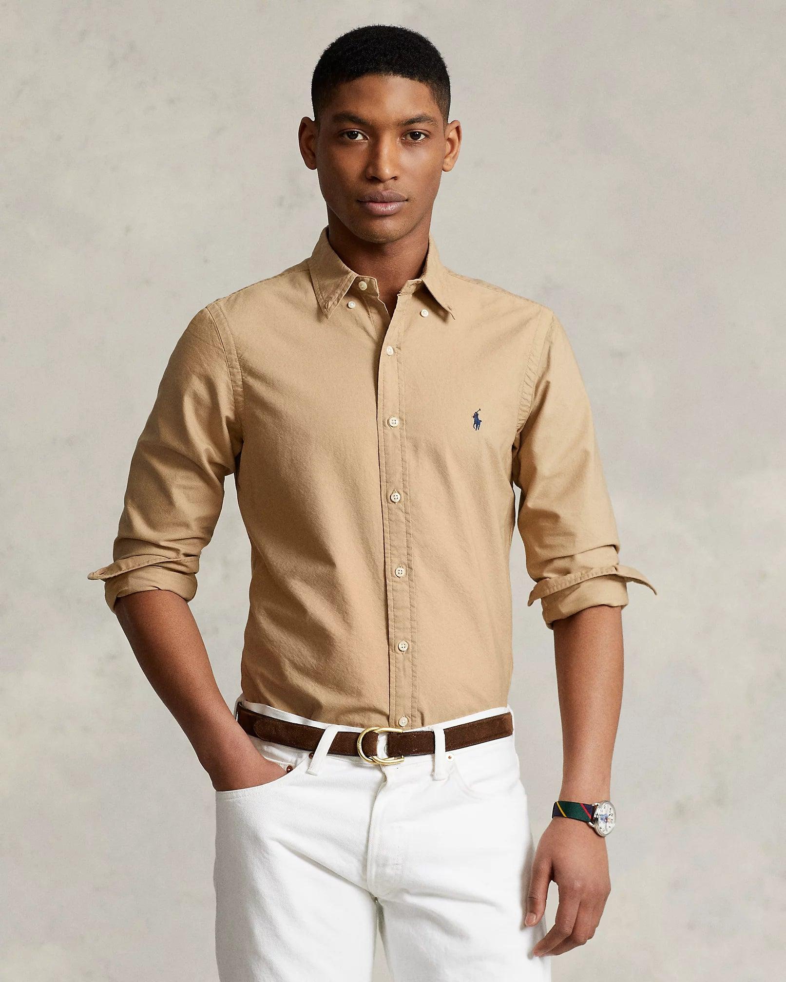 Chemise Ralph Lauren beige - Georgespaul