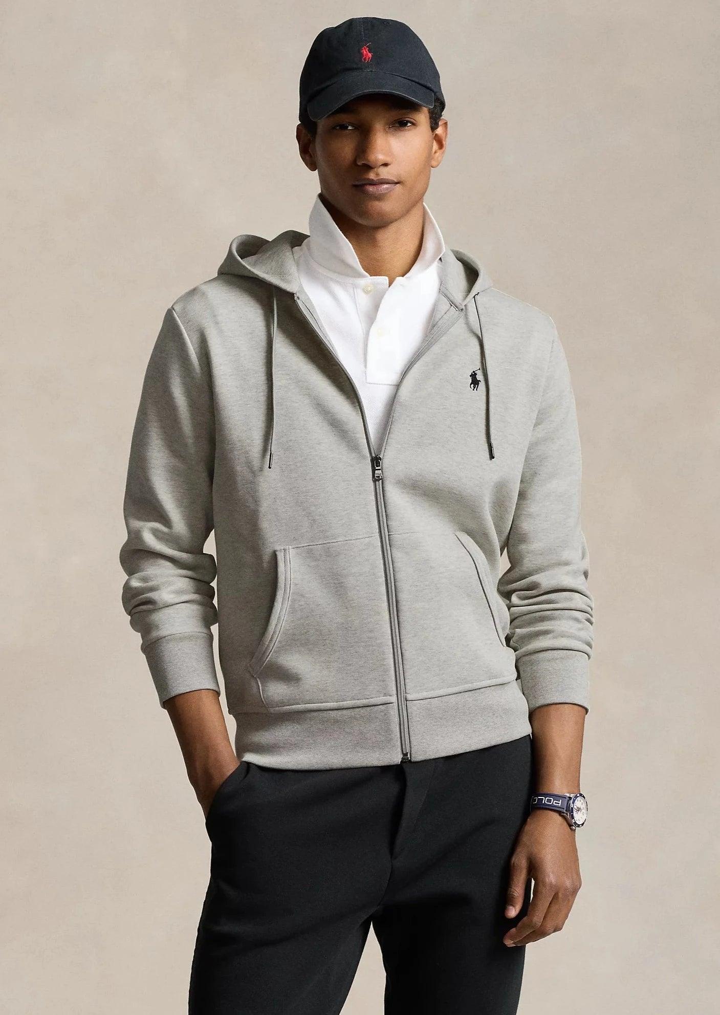 Sweat zippé Ralph Lauren gris - Georgespaul