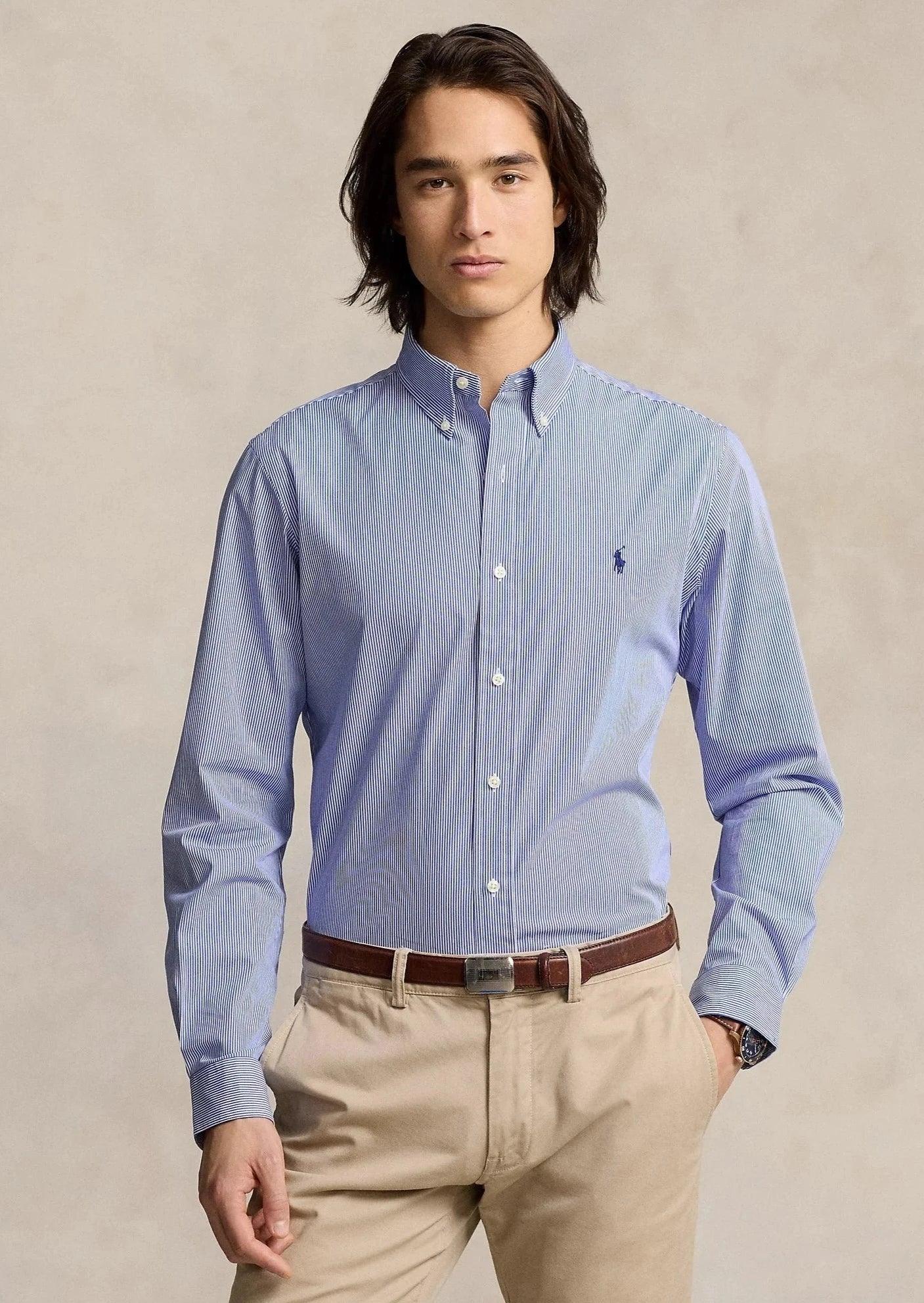 Chemise Ralph Lauren bleue - Georgespaul