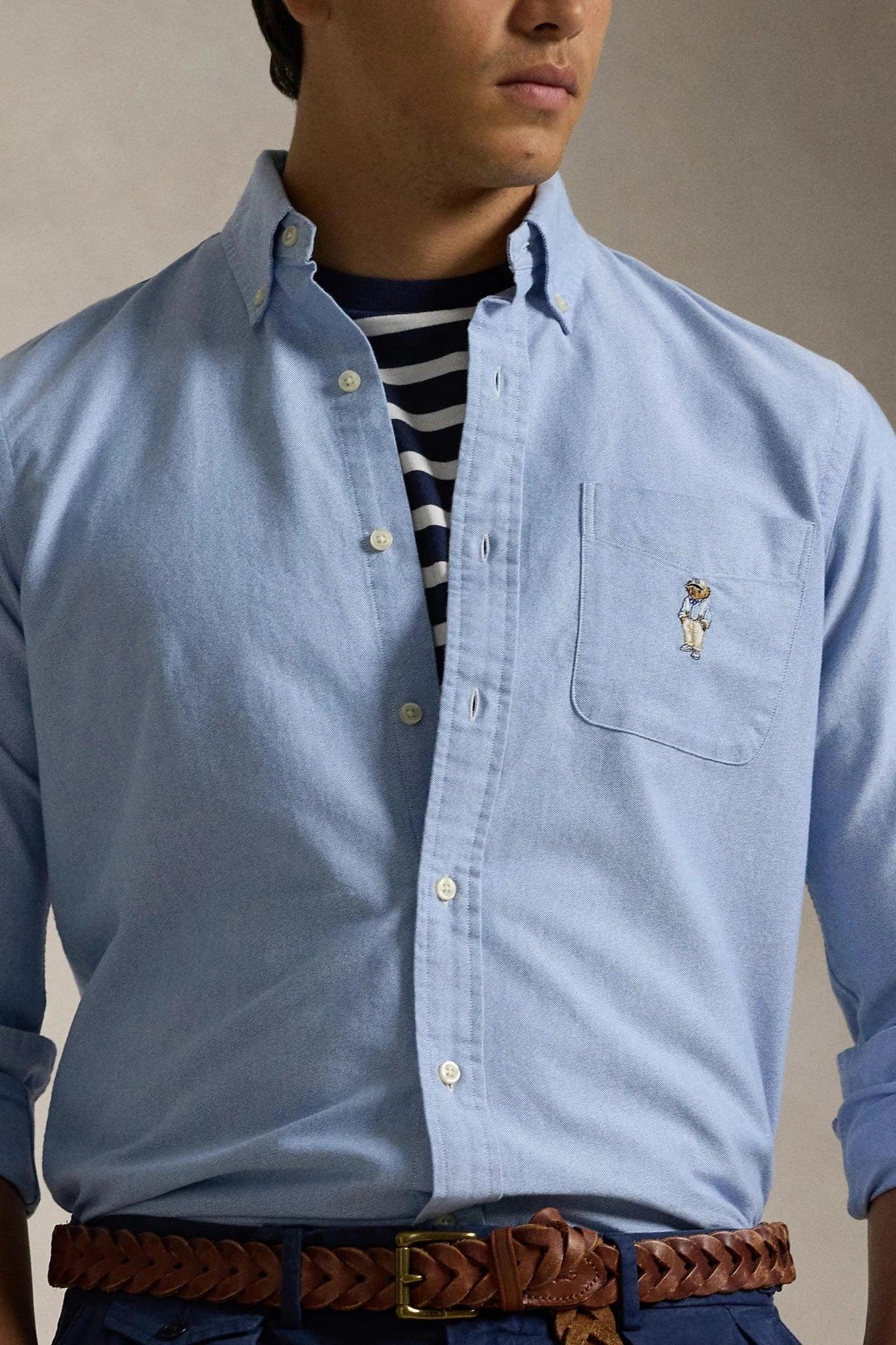 Chemise Ralph Lauren bleue - Georgespaul