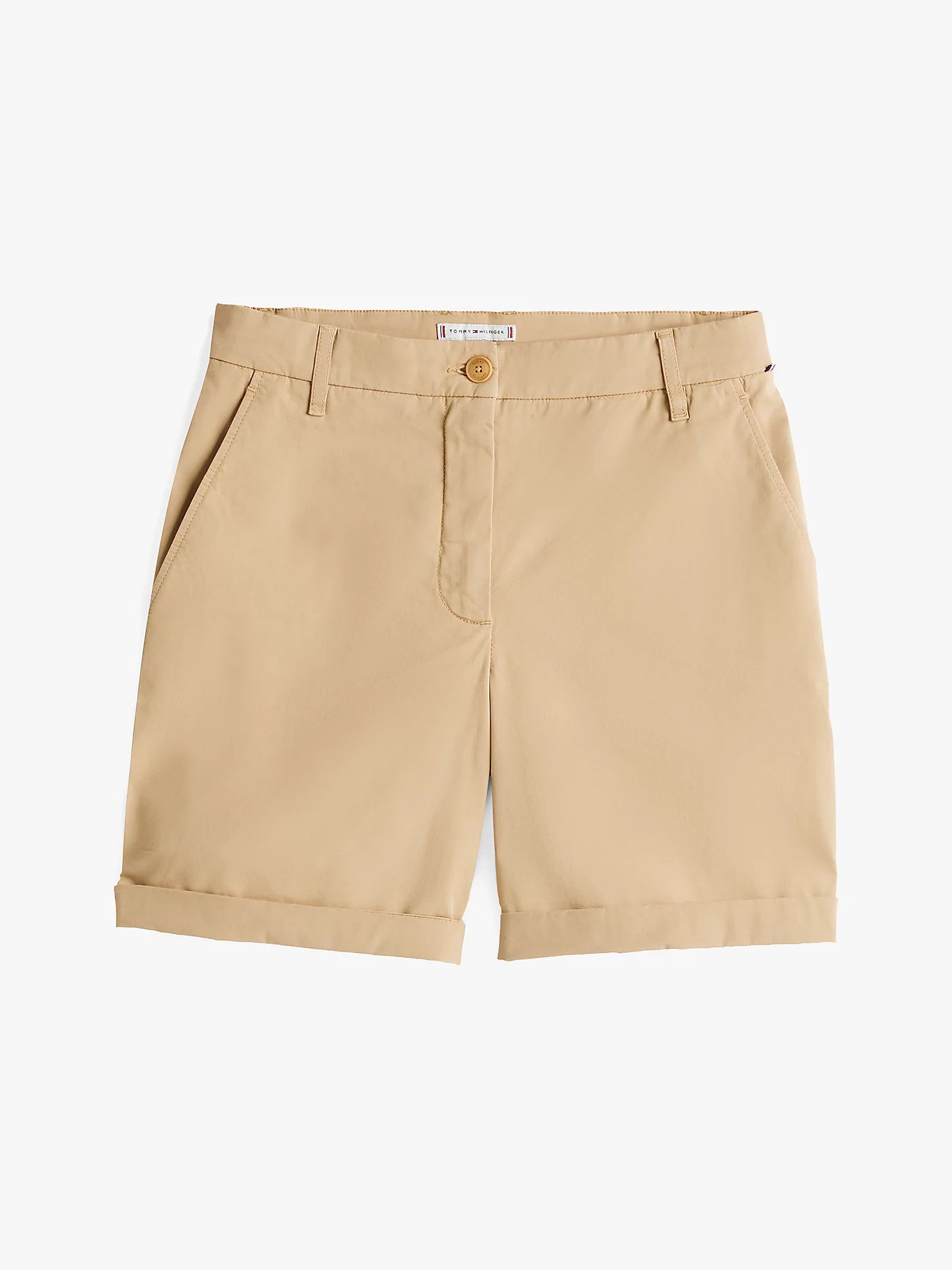 short-chino-tommy-hilfiger-femme-beige-plat
