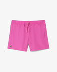 short-de-bain-lacoste-homme-rose-a-plat