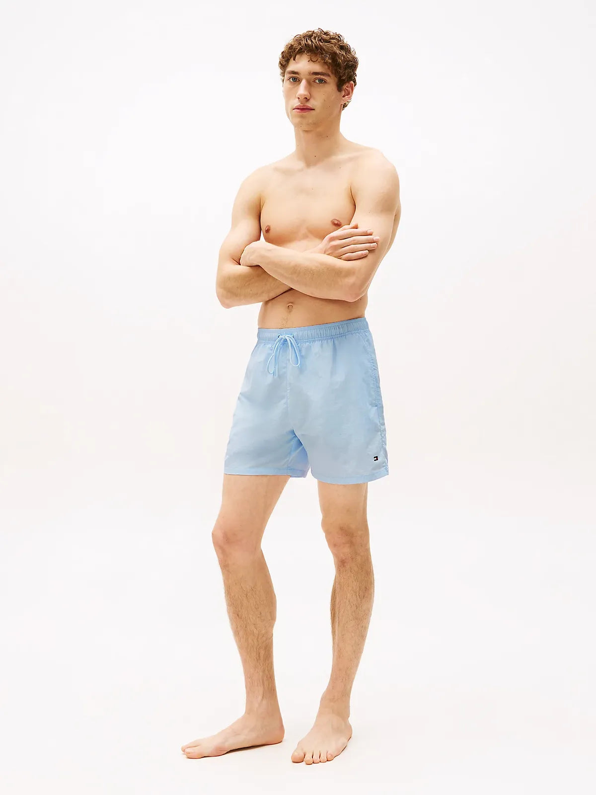 short-de-bain-tommy-hilfiger-homme-bleu-porte