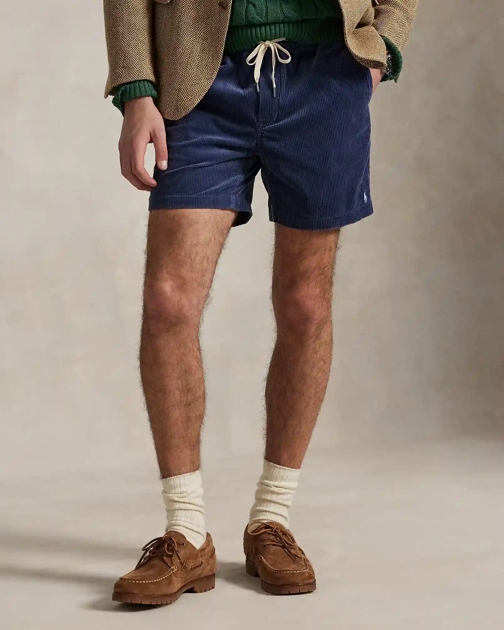 short-en-velours-ralph-lauren-marine-homme-face