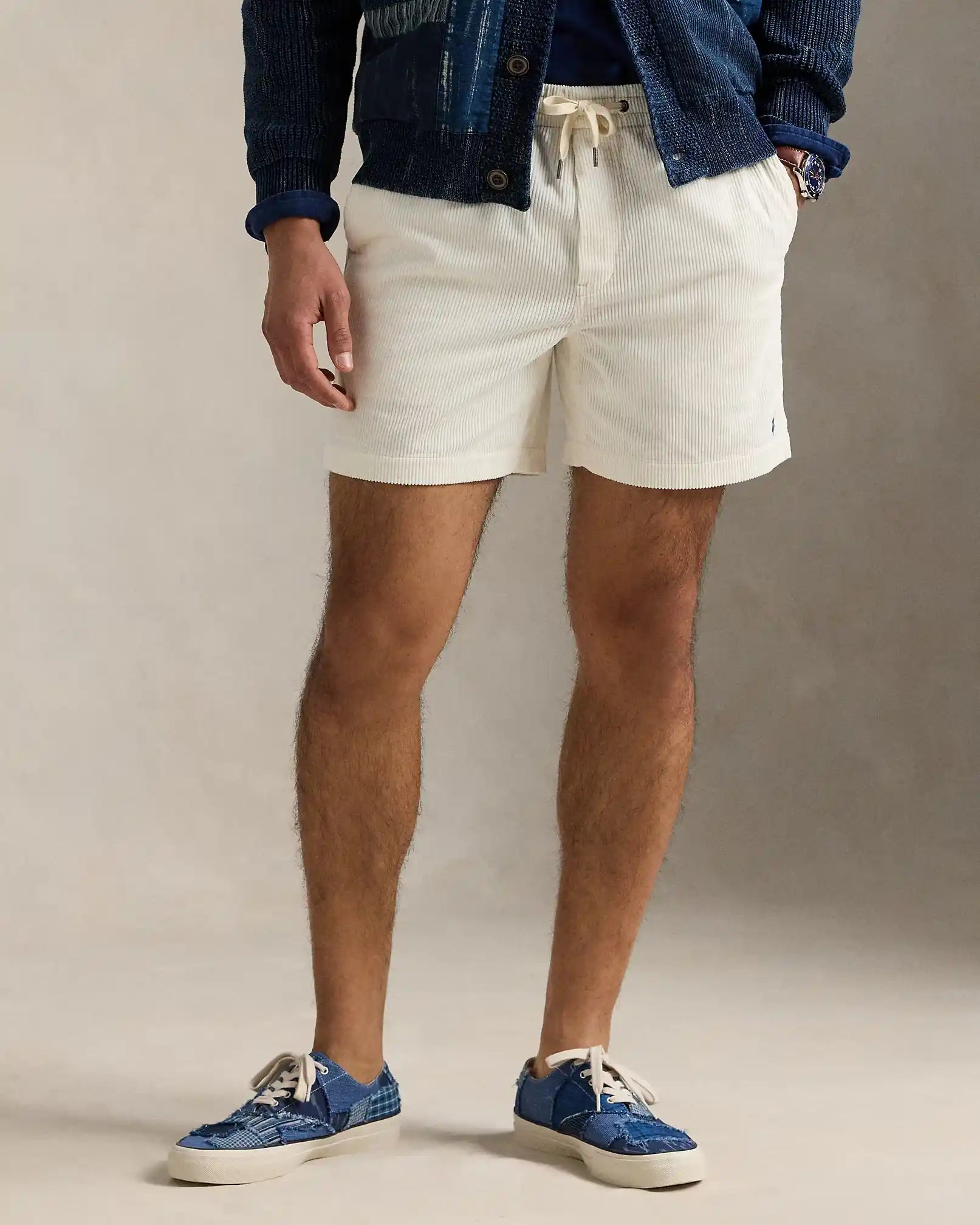 short-ralph-lauren-homme-blanc-face