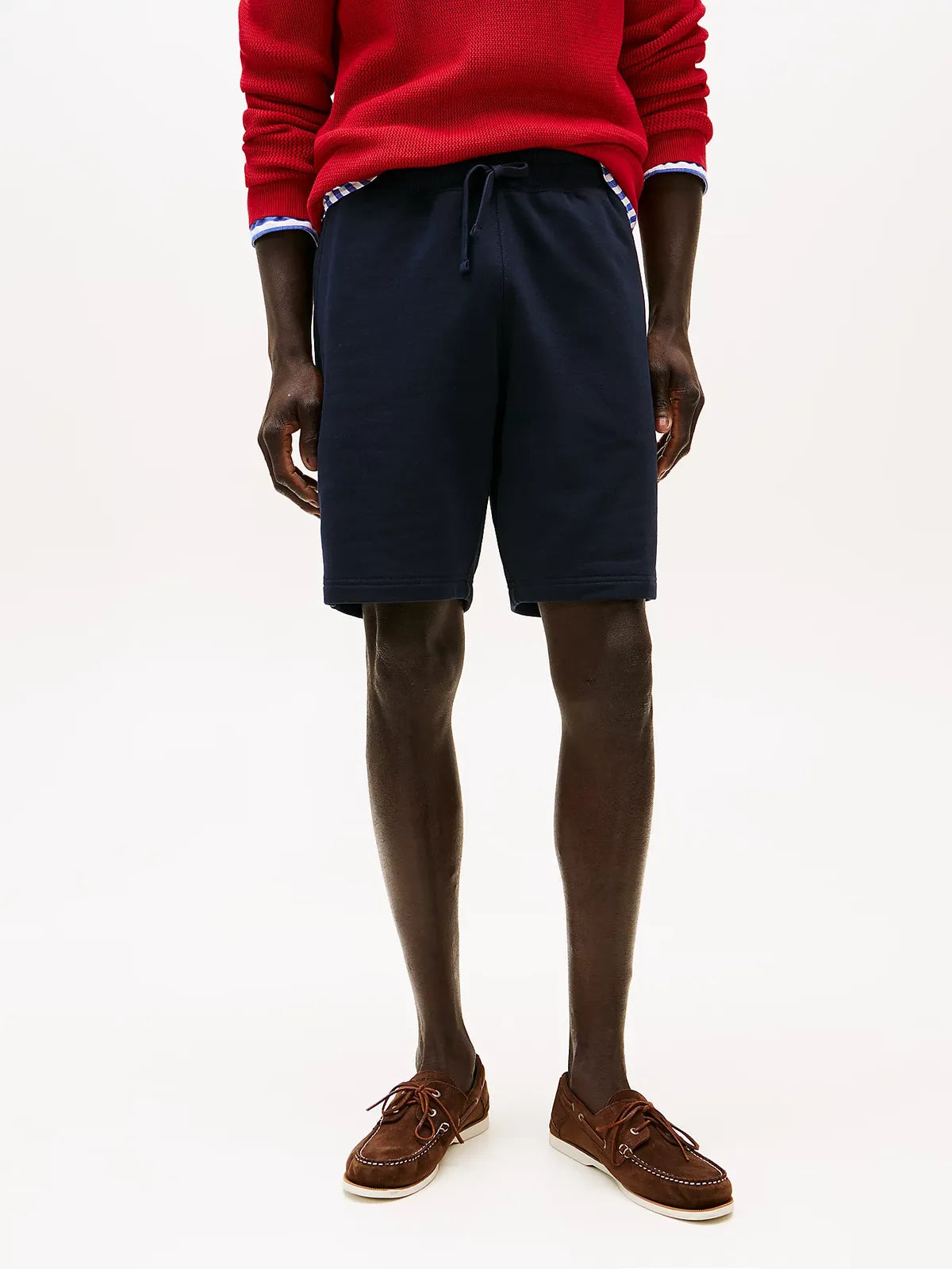 short-tommyhilfiger-homme-marine-porte-devant