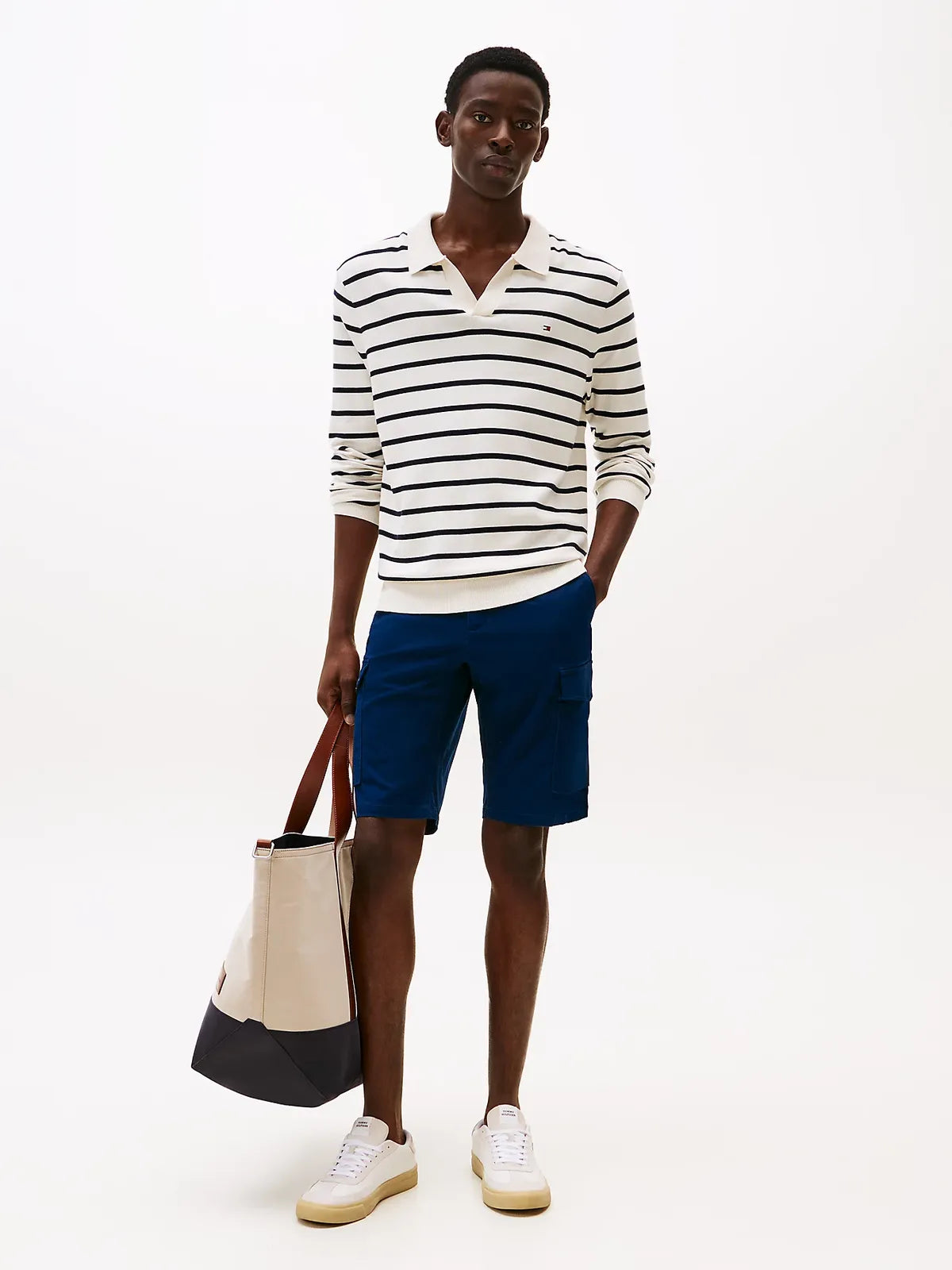 short-tommyhilfiger-homme-marine-porte