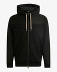 sweat-bi-matiere-boss-noir-homme-a-plat