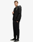 sweat-bi-matiere-boss-noir-homme-porte